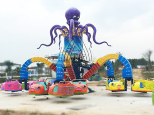 Atracciones pulpo de giratorio