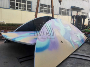 Las tazas locas giratoria movil
